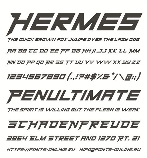 Hermes typeface